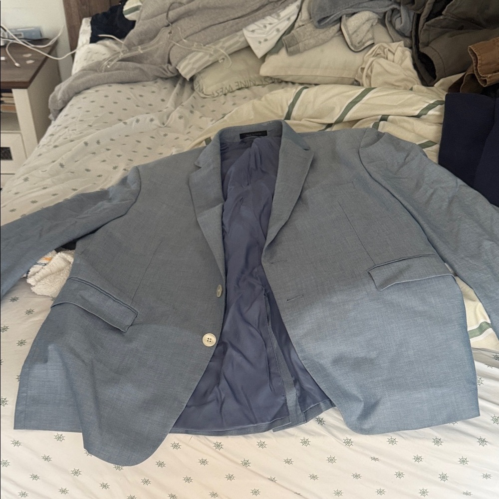 Macy's Classic Light Gray Blazer